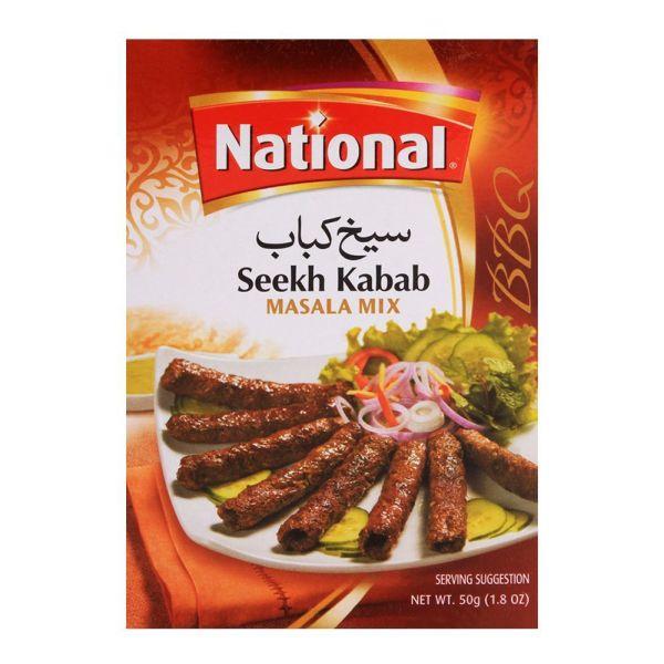 National Spice Mix Seekh Kabab 6x92gm  