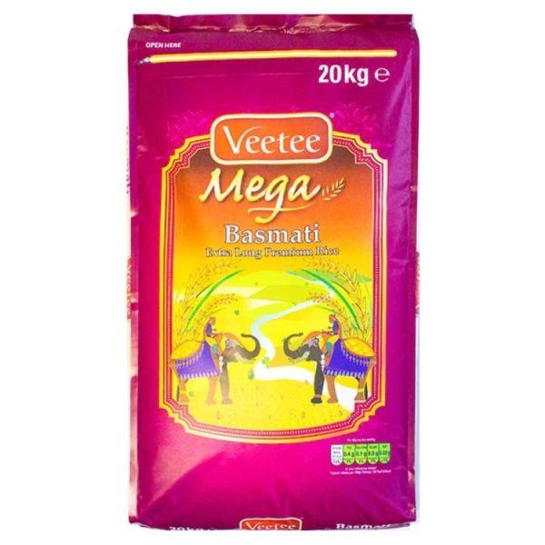 Veetee Mega Extra Long Basmati Rice 20kg 