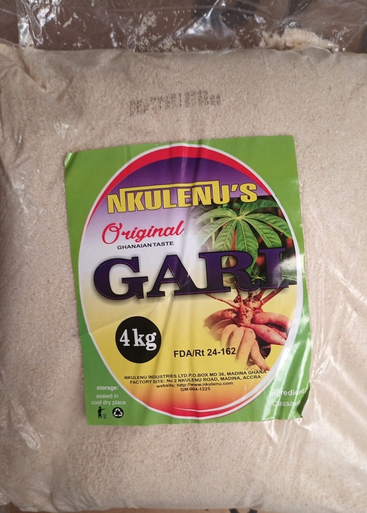 Gari white Nkulenus 4kg.Promotion