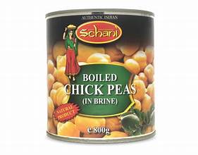 Schani Chick Peas Boiled Canned 12x800gm 