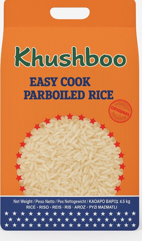 Khushboo Easy Cook Rice 4x4.5kg.