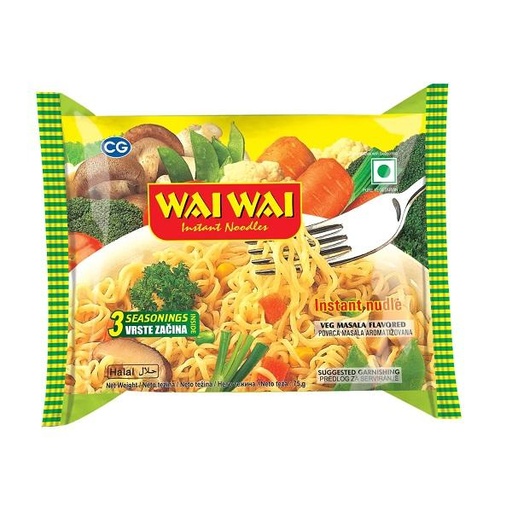 Nepal Wai Wai Vegetable Noodles 30x75gm