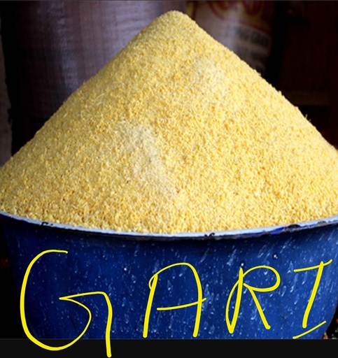Gari Yellow Ghana 25kg.