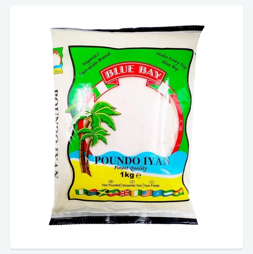 Blue Bay Pounded Iyan 4kg Bag Per Pc.