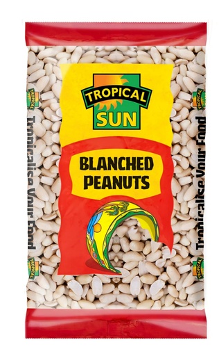 Tropical Sun White Peanuts/Cacauet Blanc 20x500gm.