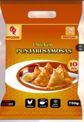 MF/Ideal Chicken Punjabi Samosa (10pcs) x 10 Packs.