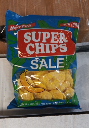 Super (Salted) Plantain Chips 20x80gm.