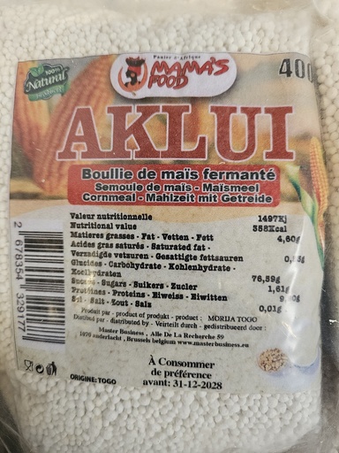 Mamas Food Bouillie De Mais/Aklui African 13x400gm
