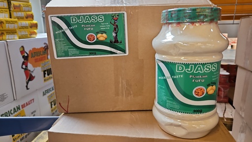 Djass Green Plantain Fufu 5x900gm 