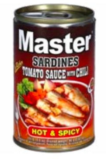 Master Sardeens Chilli & Tomate Sauce 50x155gm.