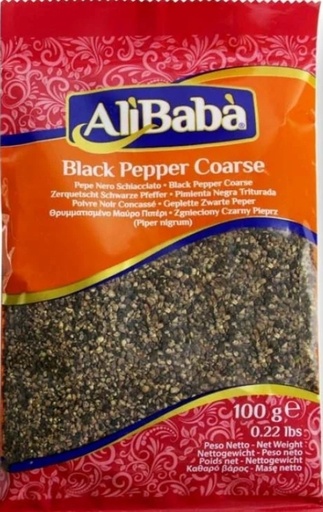 Ali Baba Black Pepper Coarse 20x100gm