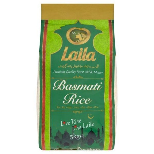 Laila Basmati Rice Green 5kg  